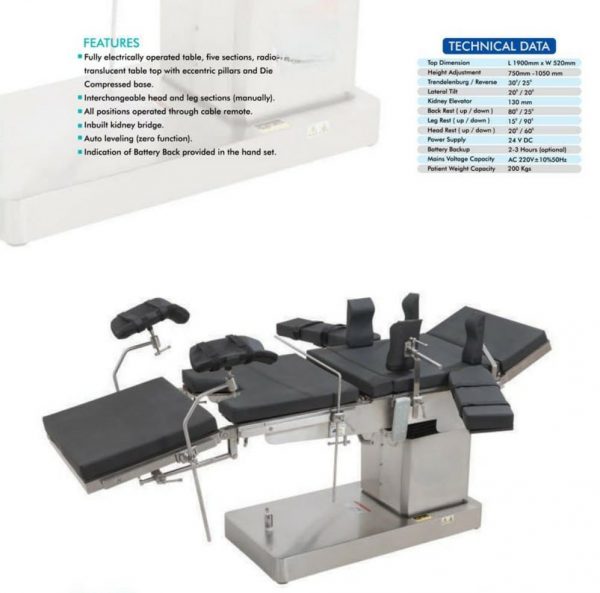Operation Table | Yogi Limited | Medical Equipment Supplier in Uganda
